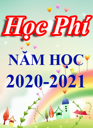 Học phí năm học 2020-2021 mầm non Hoa Hồng Đỏ quận 9